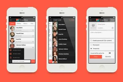 手機(jī)社交APP軟件界面設(shè)計(jì)作品分享